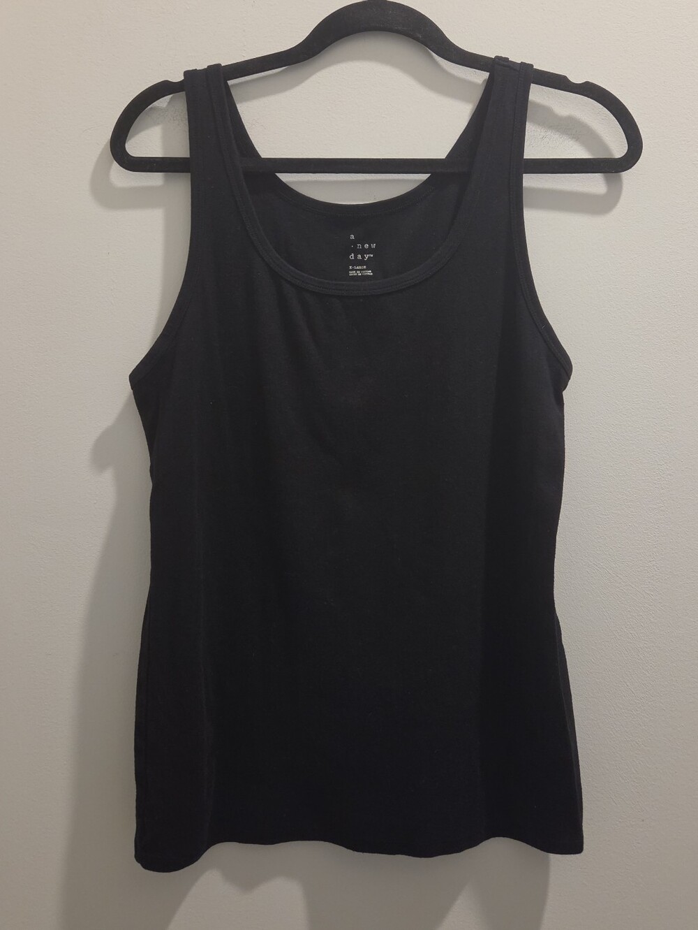 A New Day Black Sleeveless Tank Top From Target